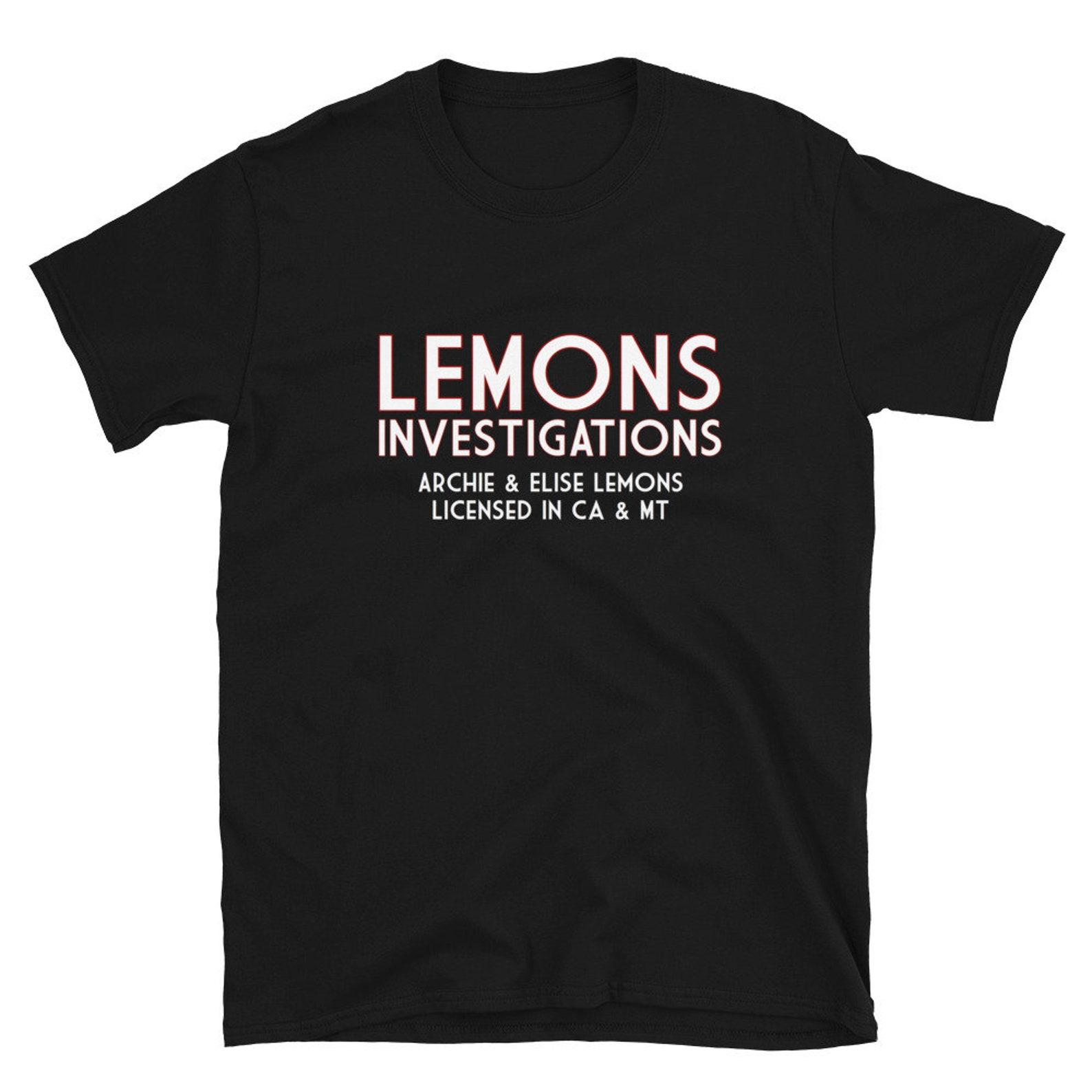 Lemons Investigations - Archie and Elise T-shirt 4XL