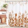 Hundun Temu Floral Printed Waterproof Shower Curtain
