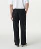 MUSINSA STANDARD Back Satin Wide Belted Fatigue Pants [Black]