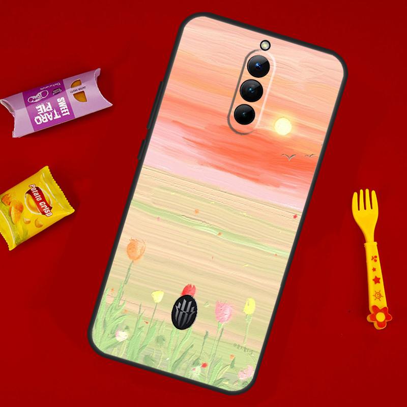 Korean Sunset Scenery Case For ZTE Nubia Red Magic 8S 9S 10S 8 9 10 11 Pro Plus 6 7 6S 7S Pro 6R 5G 10 Air Cover