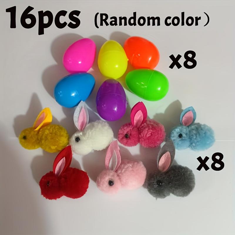 

Easter Basket Filler Kit - Rabbit Egg Filler, Mini Plush Toy, Easter Party Gift, Garden Table Home Decoration, Random Color