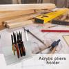 Elegant Clear Pliers Holder Multifunctional Acrylics Rack Space Saving Designs for Jewelry Makers and Craftmen