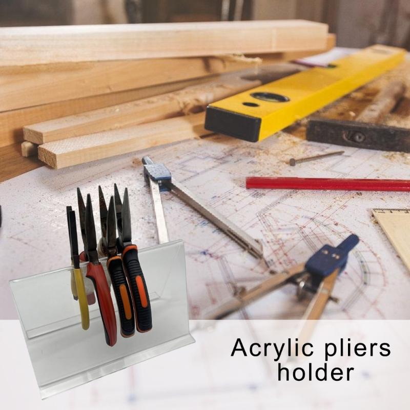 Elegant Clear Pliers Holder Multifunctional Acrylics Rack Space Saving Designs for Jewelry Makers and Craftmen