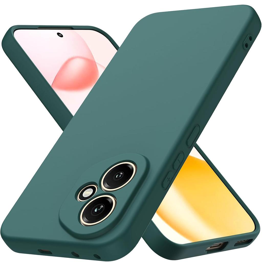 Soft Liquid Silicone Phone Case Anti-Knock Cover For Honor 400 / 400 Pro