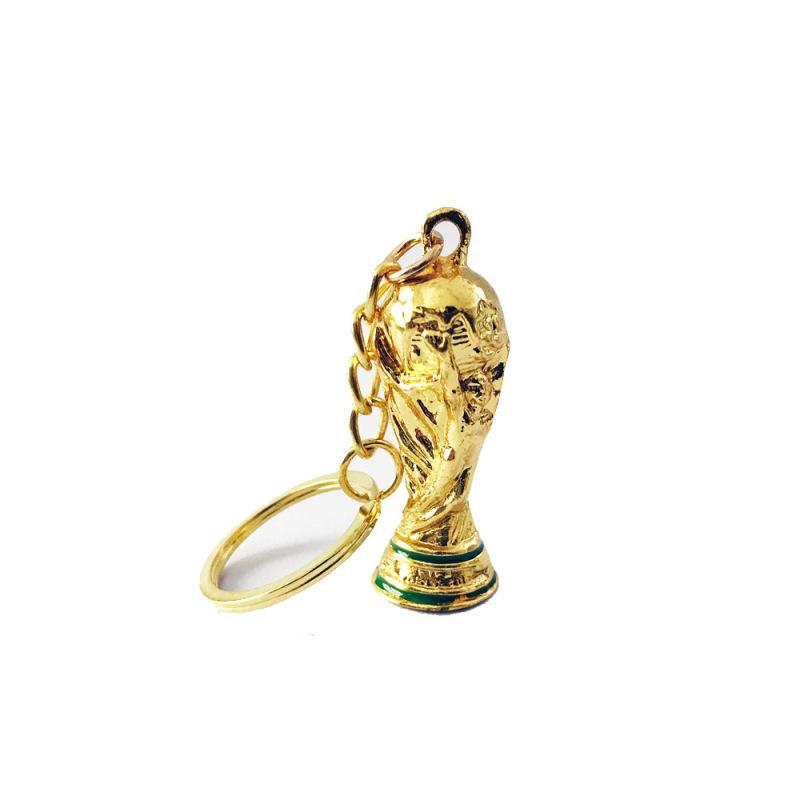 2022 Qatar World Cup Trophy Soccer National Flag Keychains Football Souvenirs Backpack Accessories