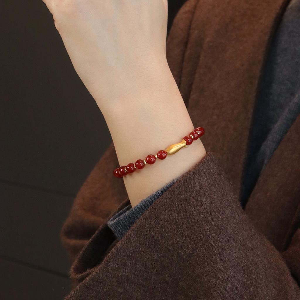Natural Agate Bracelet. Fashion Women Daily Jewelry Lucky Gift