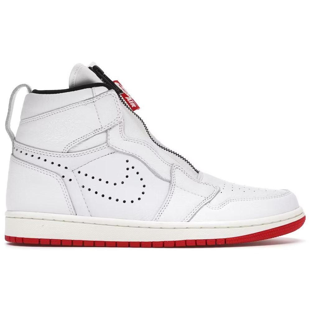 Jordan 1 Retro High Zip White University Red AR4833-100