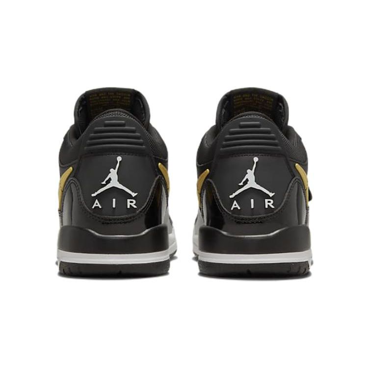 Air Jordan Legacy 312 Low GS Schwarz Metallic Gold Kinder Sneaker Weiß CD9054-071
