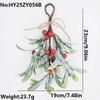 Artificial Floral Decor Artificial Mistletoe Sprigs Red Christmas Berry DIY Home Christmas Decorations Fake Flowers