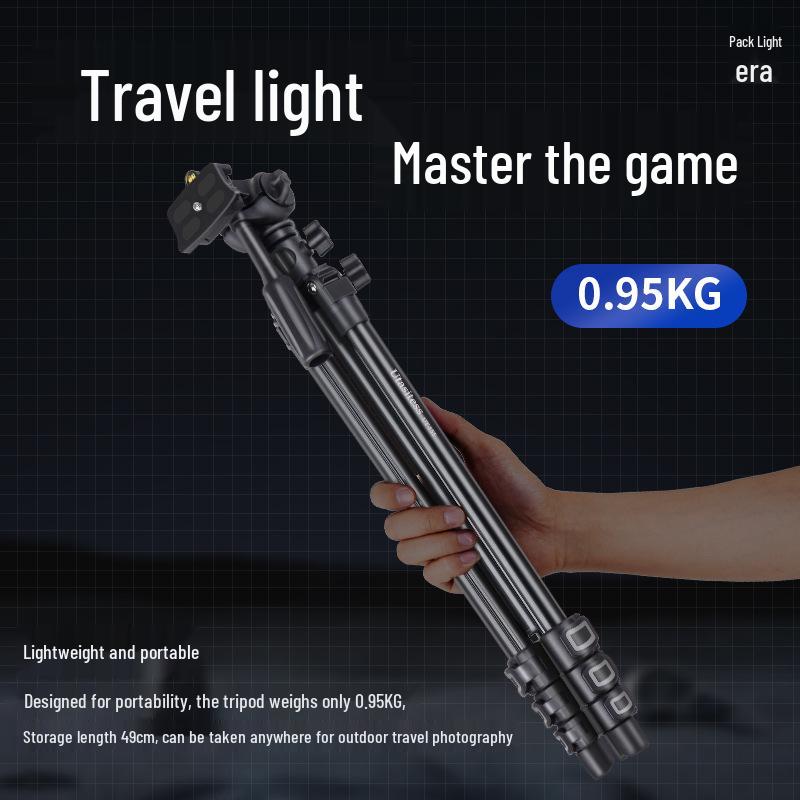 Lightweight UT155 Quick Release Portable Tripod for DSLR/Mirrorless Cameras and Phones