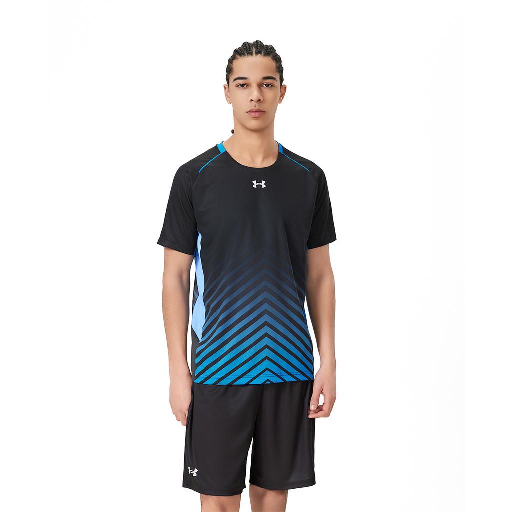 Under Armour Lauf Kurzarm Raglan T-Shirt Unisex Oberteile Schwarz 23500504-001