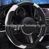 All-Season Universal Carbon Fiber Steering Wheel Cover, Elastic Leather, No Inner Ring