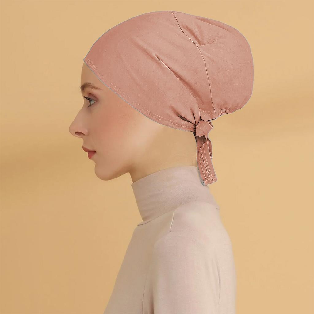 Women's Strap Headband Base Hat Thin Solid Color Versatile Headband Hat