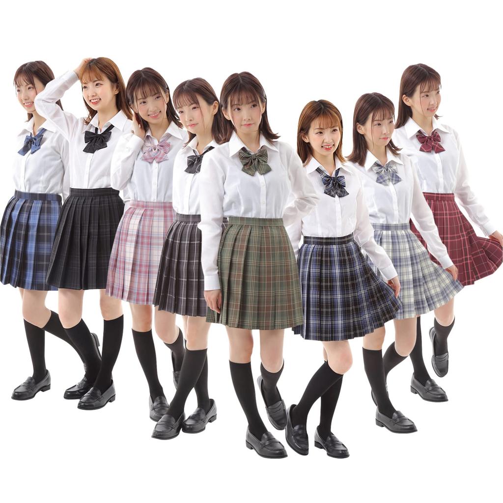 School Ribbon Checkered Student Uniform High School Junior High School Cosplay E800 [Eiza] Tie, Pattern, Accessory, Student, Student, (Butterfly,