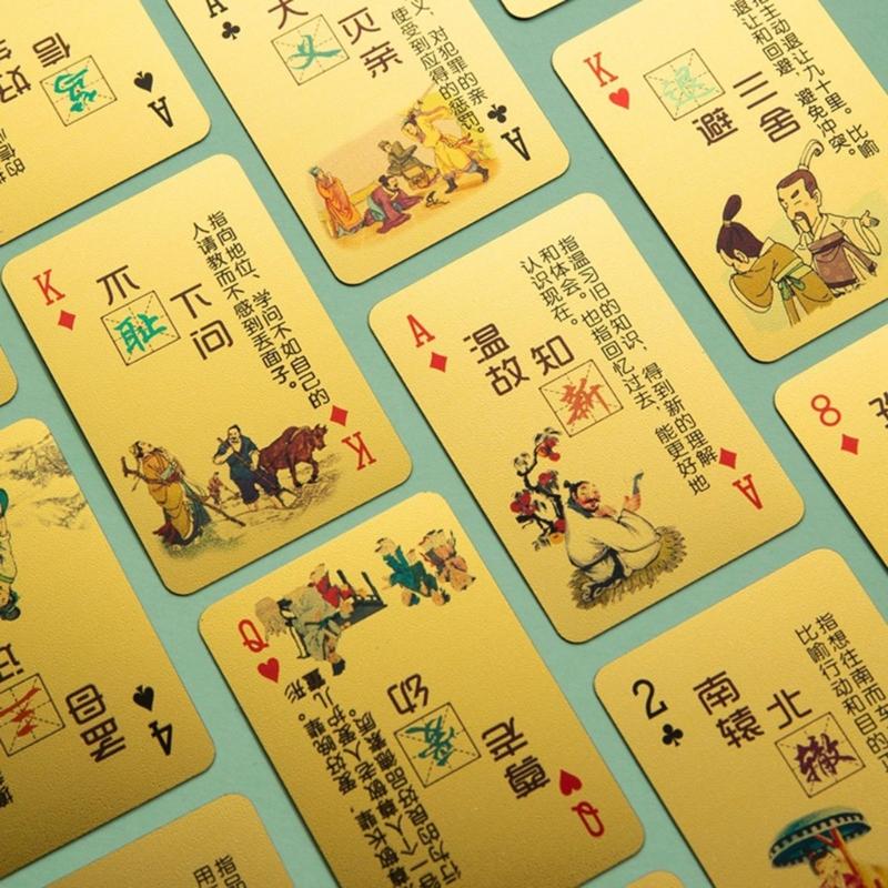 Mini Playing Cards, Waterproof Poker Cards Miniature Poker Cards Dollhouse Poker Small Game Deck Cards for Teens Adults