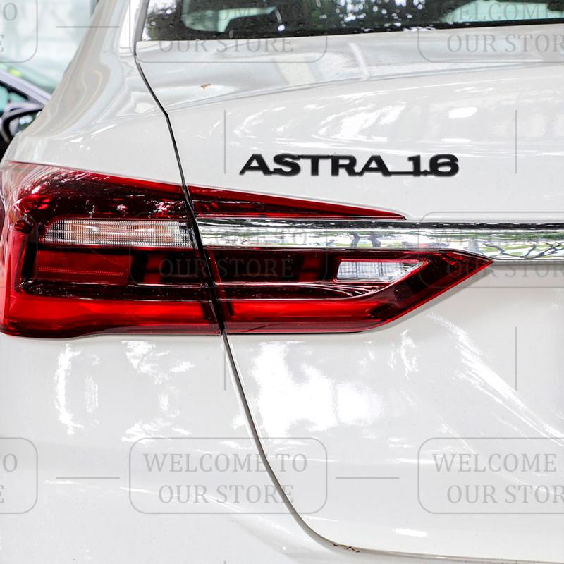 3D-Aufkleber Metall ASTRA 1.6 Emblem Kofferraum Karosserie Zeichen Aufkleber Styling Für Vauxhall VXR Opel Adam Meriva Insignia Mokka Zafira