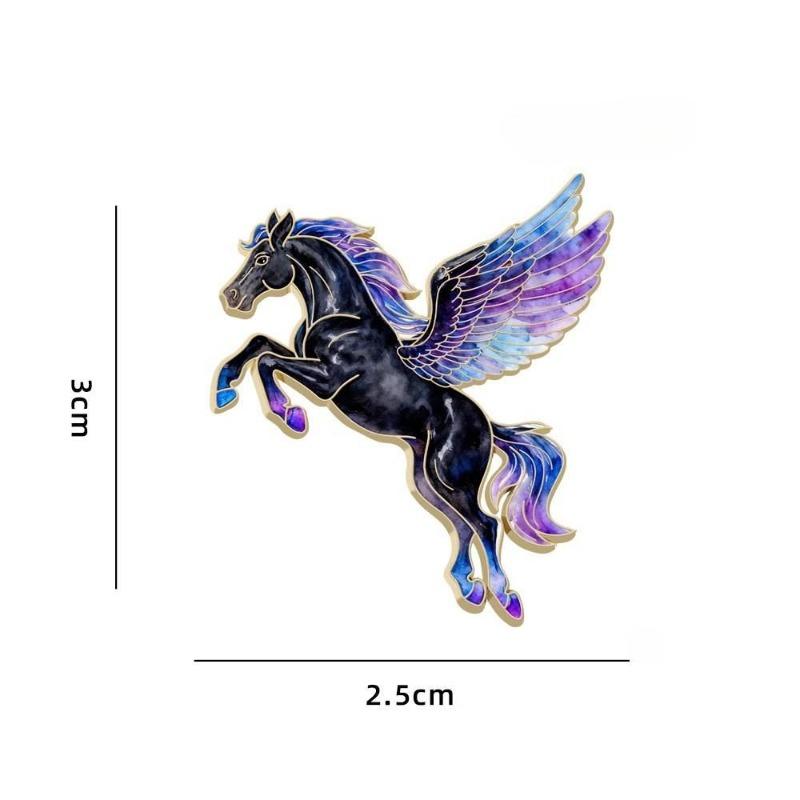 Mielos gyvūnų zodiako žirgų sagės Mažos dovanėlės Aksesuarai Drabužiai ir aksesuarai Žirgo metams Sages ir dovanos