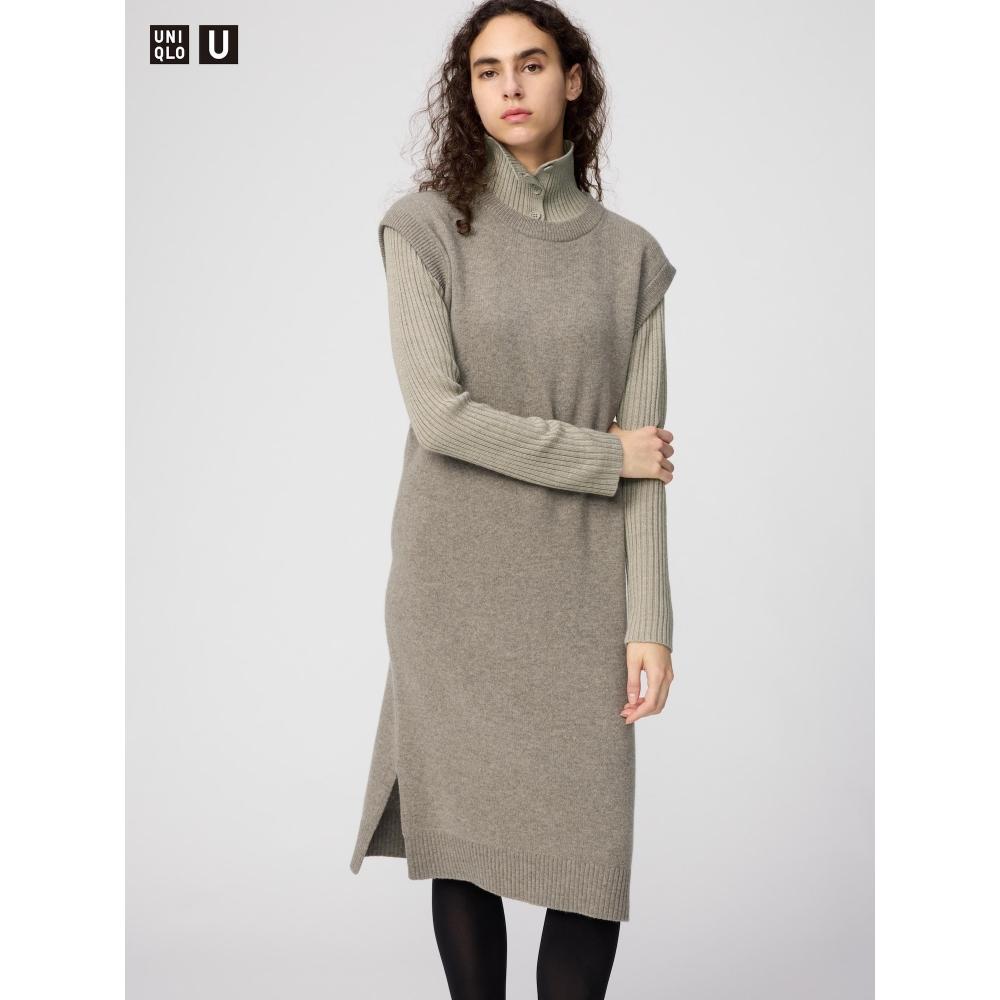Uniqlo Lambswool Dress  Sleeveless 