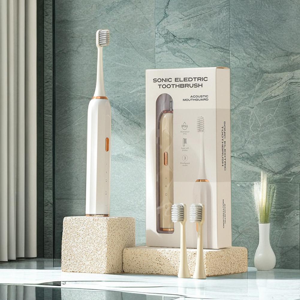 Sonic Electric Adult Toothbrush Battery/USB Rechargeable IPX6 Waterproof Toothbrushes High Frequency Cleaning Oral Healthy Care