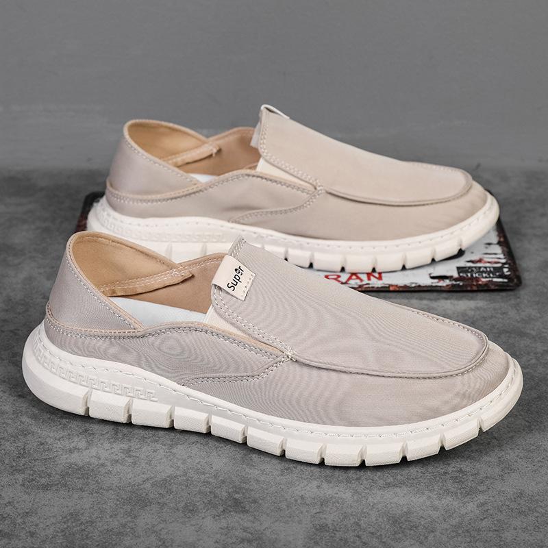 Slip-on Casual Schuhe Frühling Neue Set von Füßen Herrenschuhe Mode Koreanische Version Atmungsaktive Tide Schuhe Herrenschuhe