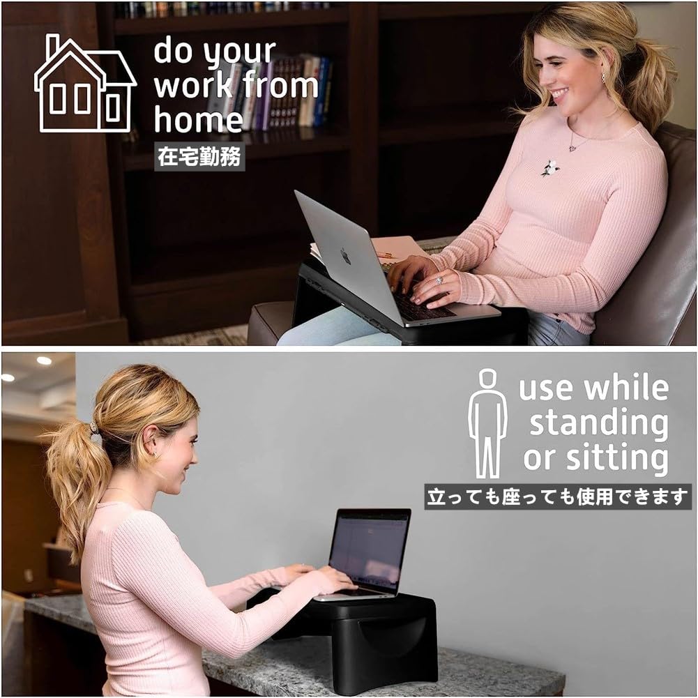 Folding Car Laptop Desk for Back Passenger Mini Lap Multifunctional Bed Low Folding Table with for Working from Easy to Carry Table, Seat, Seat, Sofa,