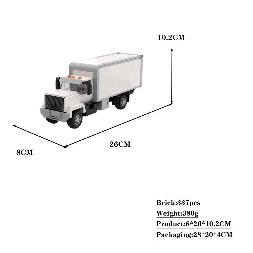 

Classical City Vehicles C70 Boxtruck Refrigerated Transport Car Building Blocks Model Assemble Display Children s Toys Gifts PDF Manual