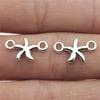 20pcs Conch Shell Starfish Connector Charms Pendants For Jewelry Making DIY Handmade Craft
