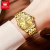 OLEVS 5513  Fashion Classics Waterproof  Luminous Watch Stainless Steel Quartz Watches Luxury Watch  Ladies Women