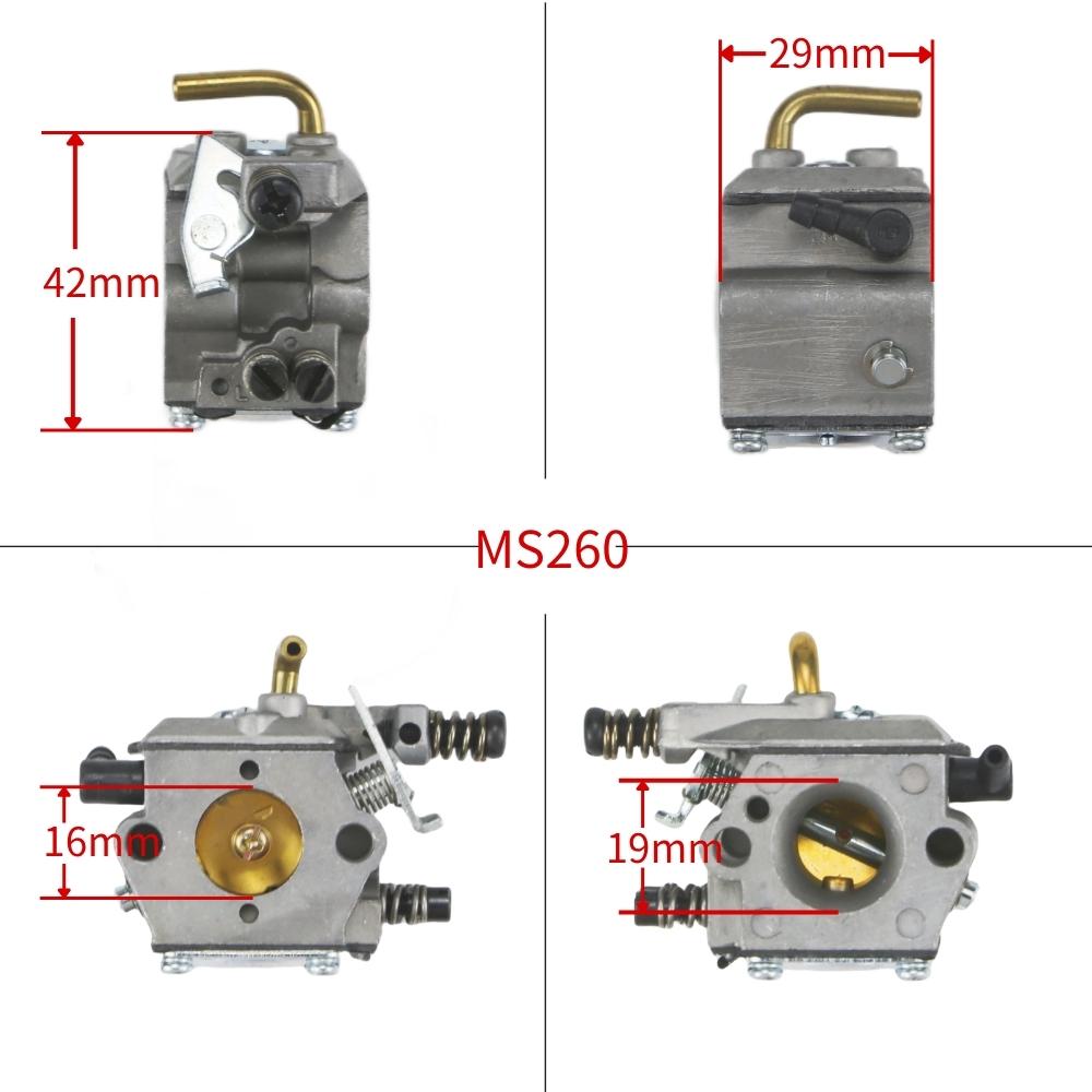 Voor Walbro Zama Sthil 024 026 024AV 024S MS240 MS260 WT-403B WT-403A 1121 120 0610 Chaaws Carburateur Carb
