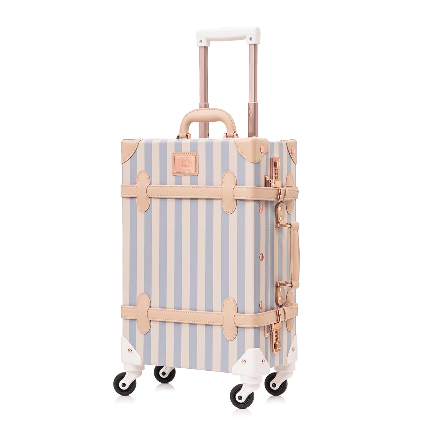 

Мила сумка для транспортування Ретро-валіза Сумка-багажник Шкільна поїздка Тиха чотириколісна ручна робота Симпатична сумка для транспортування [Uniwalker] Ручна поклажа