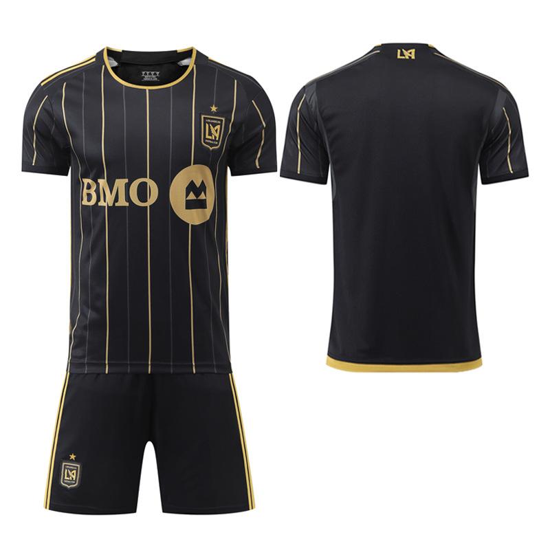 24-25 Los Angeles FC home game No. 7 Son Heung-min football jersey set, men s MLS SON jersey, children s cross-border 16#