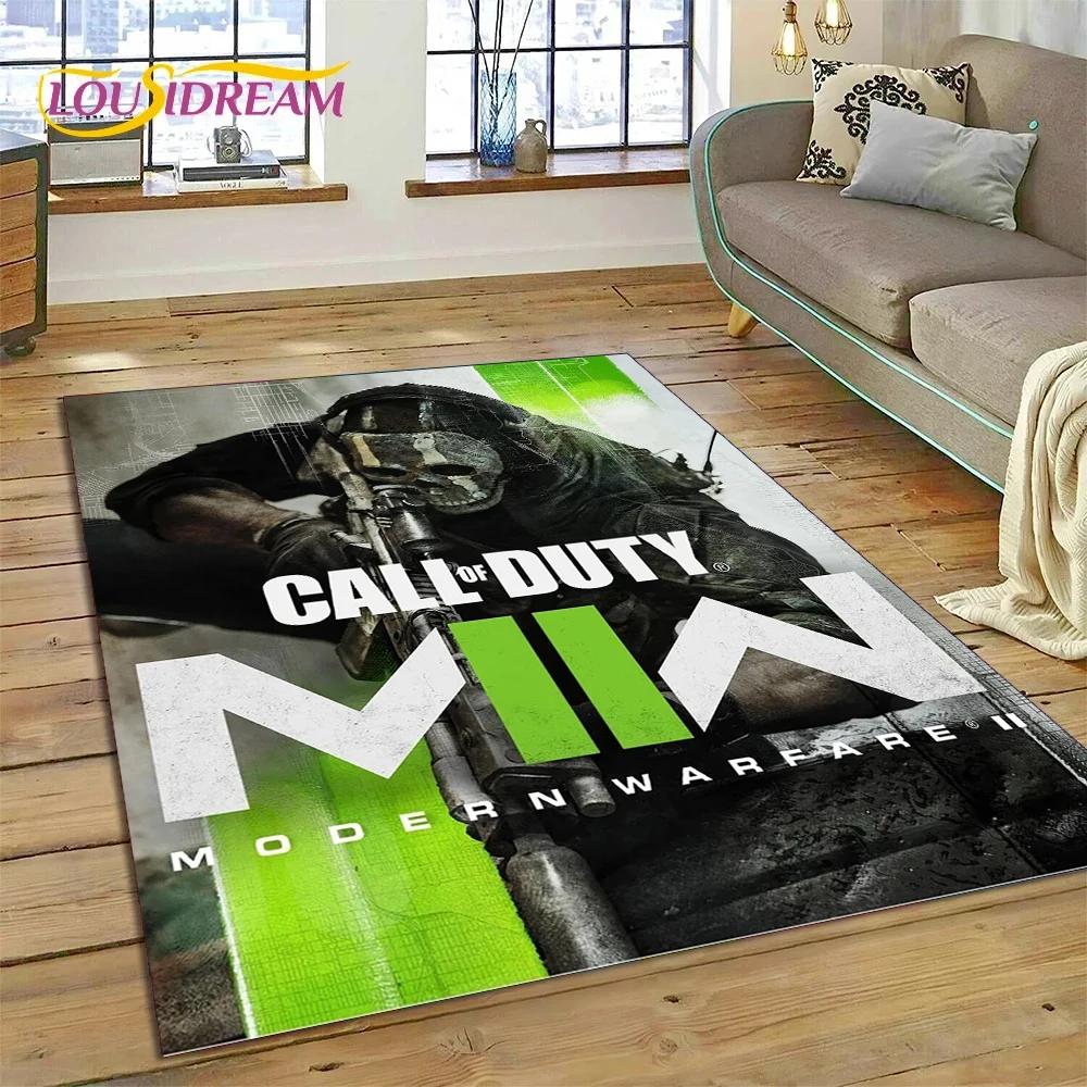 Call of Duty War Game Gamer COD Teppich für Schlafzimmer Wohnzimmer Zuhause Sofadekoration, Kinder Spiel Große Dekoration Bodenmatte Geschenk