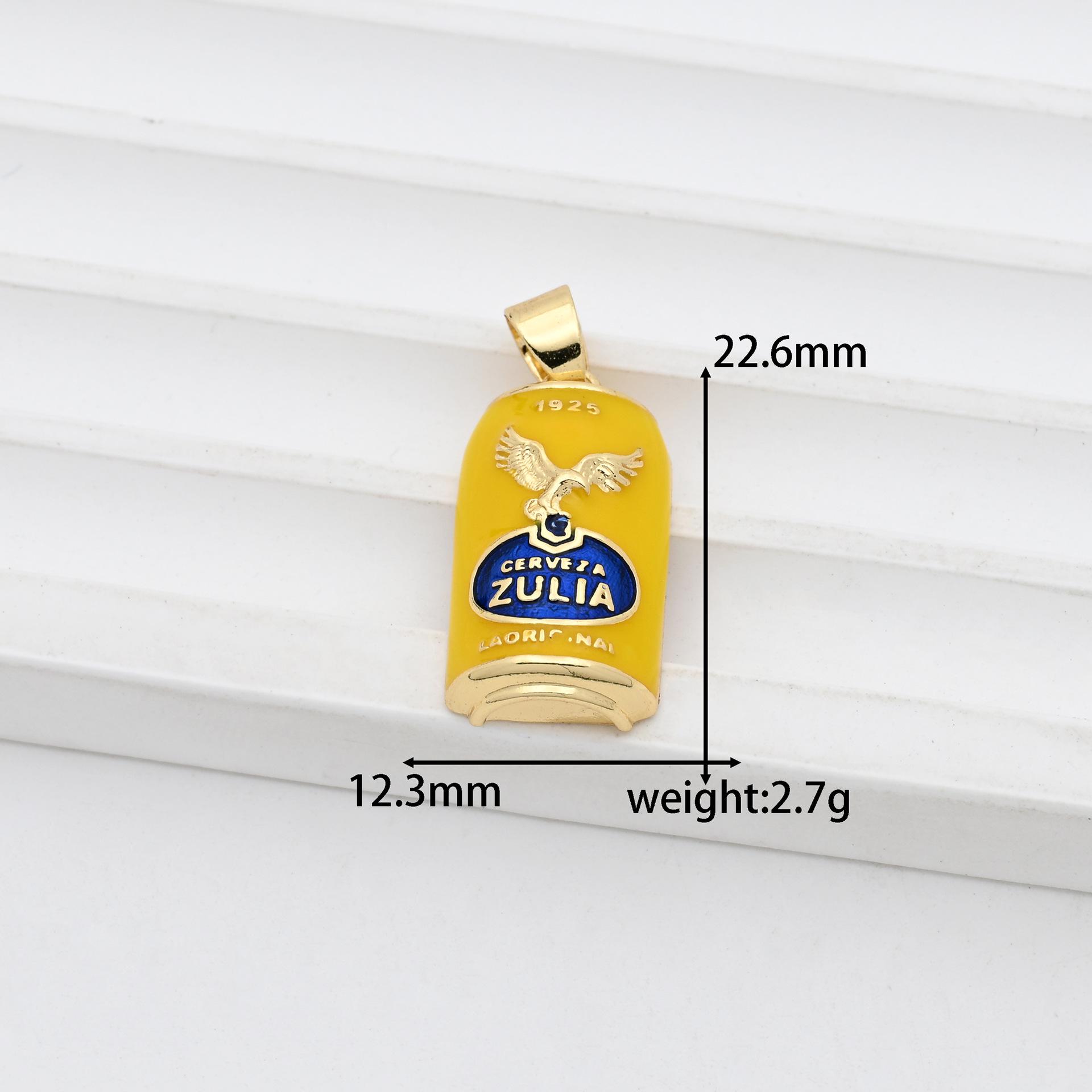 Venezuela Oil Beer Can Pendant DIY Jewelry Accessory Pendant only