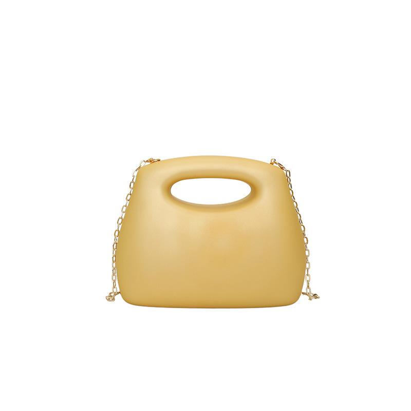 Luxury Designer Evening Clutch Gold Acrylic Women Handbags Fashion Shoulder Bag Flap Half Moon Wedding Purses Party Tote Ladies