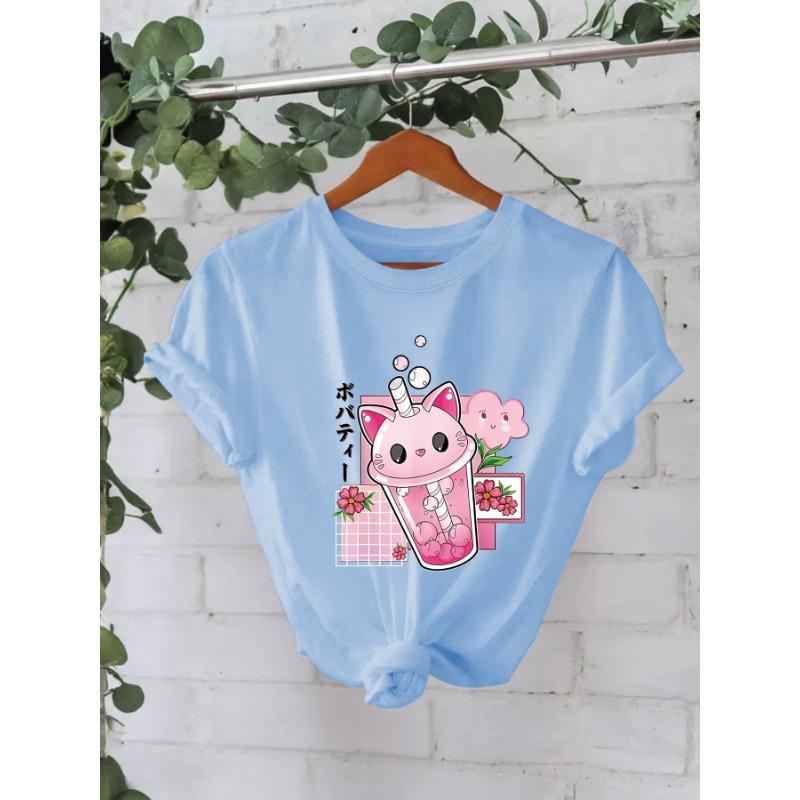 Dámská móda Ležérní Léto Jaro Halenky a košile s krátkým rukávem do O výstřihu