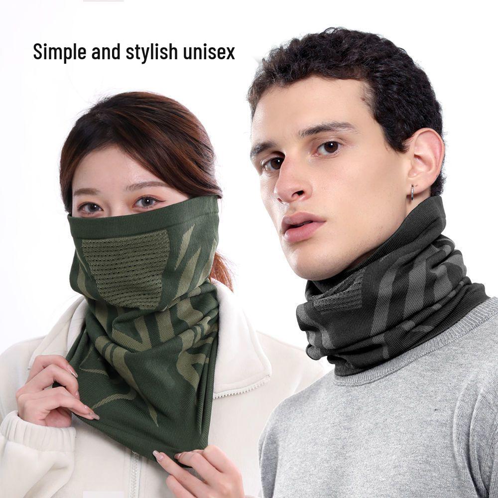 Winddichte Warme Rad-Gesichtsmaske & Nackenwärmer für Outdoor-Sportarten - Herbst/Winter Atmungsaktiver Schal für Männer & Frauen