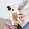Case For Samsung Galaxy A21S Back Cover Protective Silicone Fundas Fashion Marble Stone Texture Coque For Samsung A21S Capa