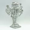 Metallic Silver Office Table Lord Panchmukhi Metal Decor Decorative Car Gift