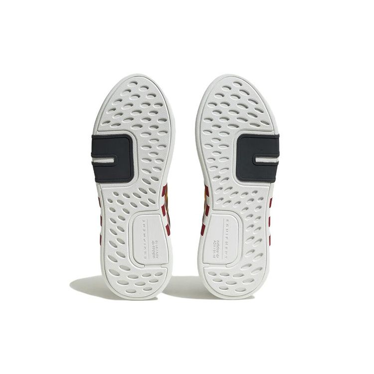 Adidas Originals Eqt Bask Adv V2 Comfortable Mid-Top Casual Running Shoes Unisex Sneakers Black Yellow ID4072