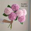 3 st Realistiska Konstgjorda Hortensiabuketter - Utomhus Konstgjorda Blommor, Lämpliga för Familj, Bröllop, Kontor och Högtidsdekorationer.