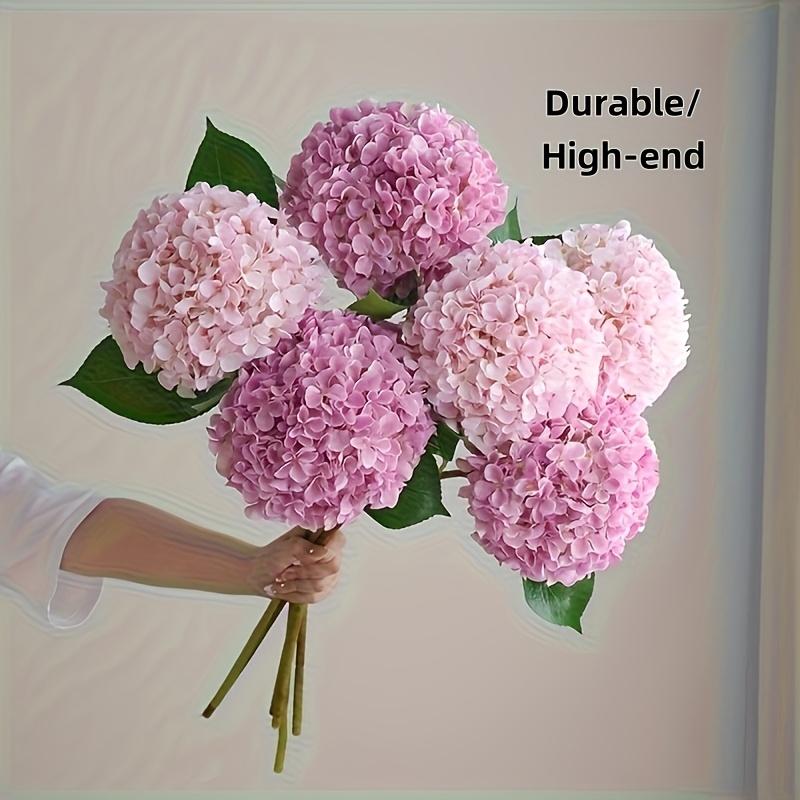 3 st Realistiska Konstgjorda Hortensiabuketter - Utomhus Konstgjorda Blommor, Lämpliga för Familj, Bröllop, Kontor och Högtidsdekorationer.
