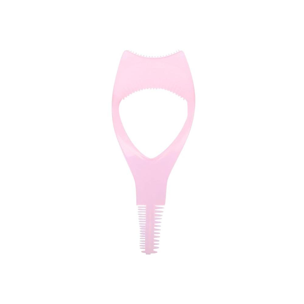 Crystal Mascara Shield Eyeliner Assistant 3 In1 Eyelashes Tools 3-In-1 Eyelash Comb Template  Women