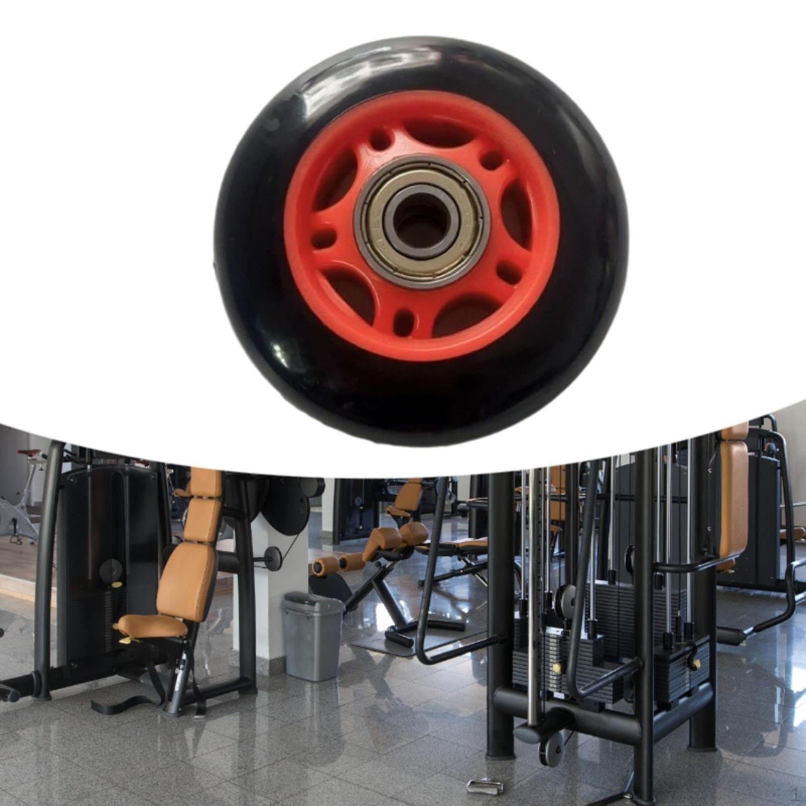 Запасные колеса для сиденья гребного тренажера с простой установкой красный