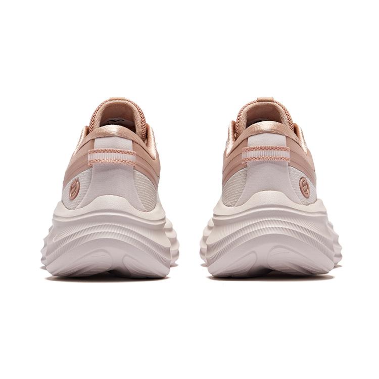 Hongxing Erke Comfortable Shock Absorption Rebound Low-Top Urban Commuting Running Shoes Women Sneaker Micro-Crystal-White Sandalwood 52125303184-001