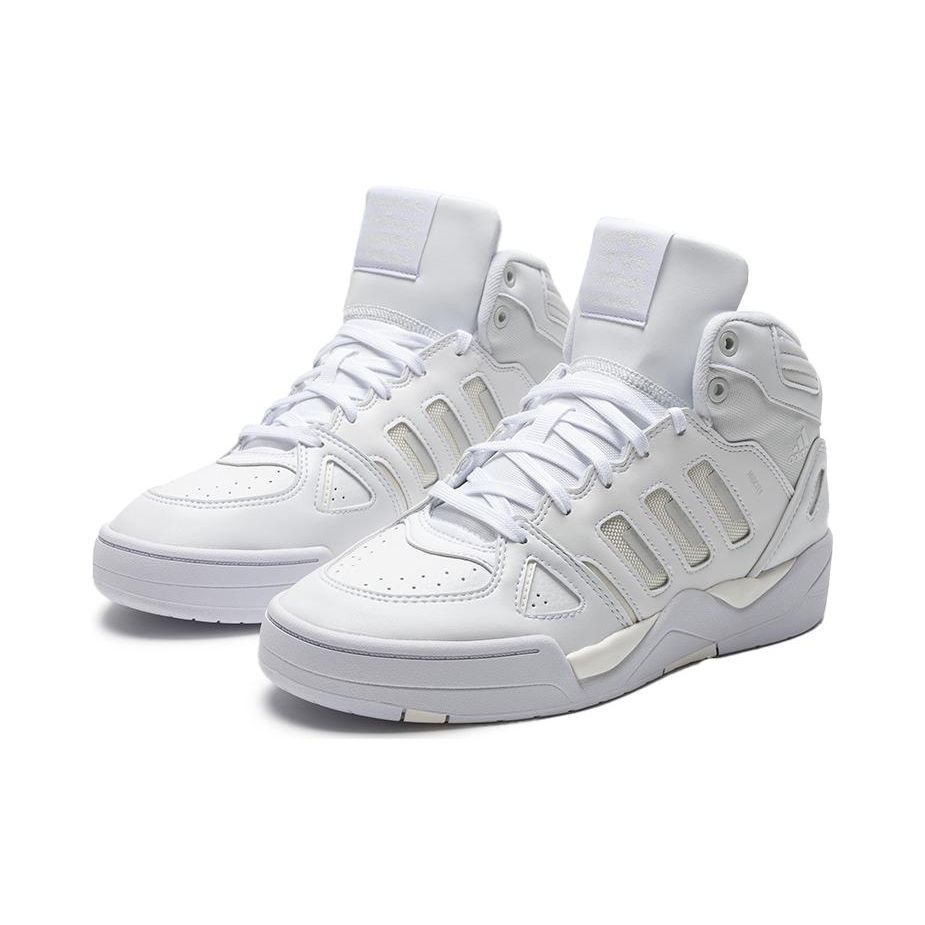 Adidas Midcity Fabric Synthetic Leather Comfortable Mid-Top Lifestyle Casual Shoes Unisex Casual Shoes White ID5400