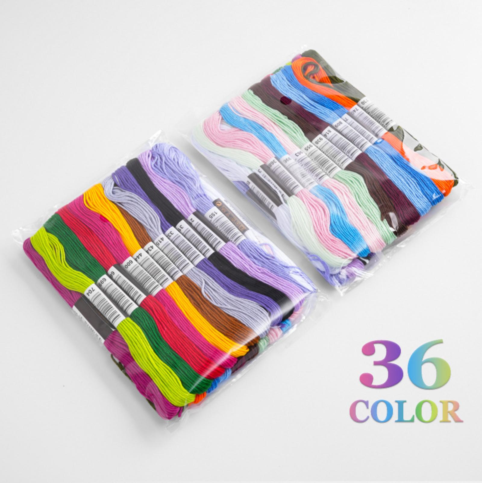 

Cross- Thread: 0 Colors, 100 Colors, 10 Colors; 6-Strand, 8-Meter Hand-Woven DIY Colored Embroidery Thread One Size