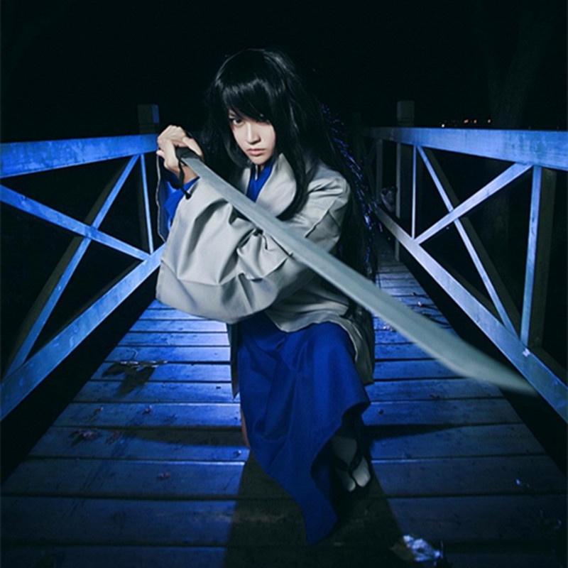 Versatile Anime Gintama Silver Soul Katsura Kotarou Kimono Cosplay Costume Full Set For All Occasions