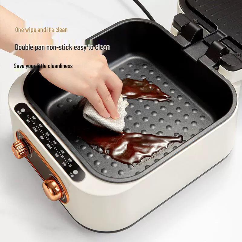 Electric Double-Sided Cake Maker & Grill: Multifunctional Deepened Griddle Pan with Pastry Feature - Ideal Gift