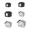Outdoor Cat House ,Cat Bed, Easy To Assemble, Insulated Kitty Shelter Kitten Hideaway Tent