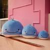 15/25/40cm Whale Plush Toy Lovely Sofa Ornament Soft Sleeping Accompany Plushies Stuffed